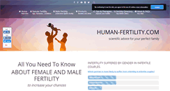 Desktop Screenshot of human-fertility.com